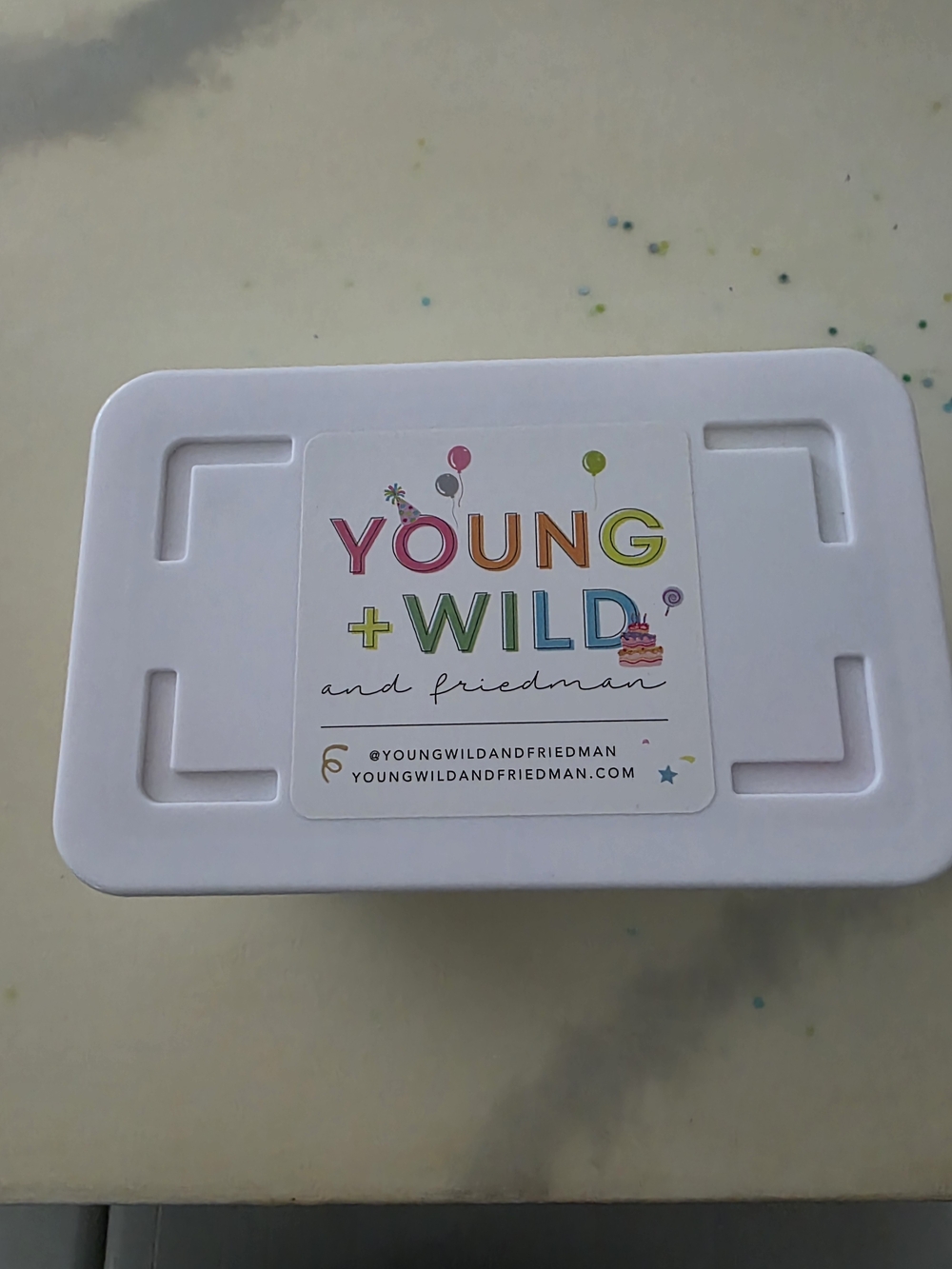 Young + Wild Friedman Sensory Birthday Playdough Set